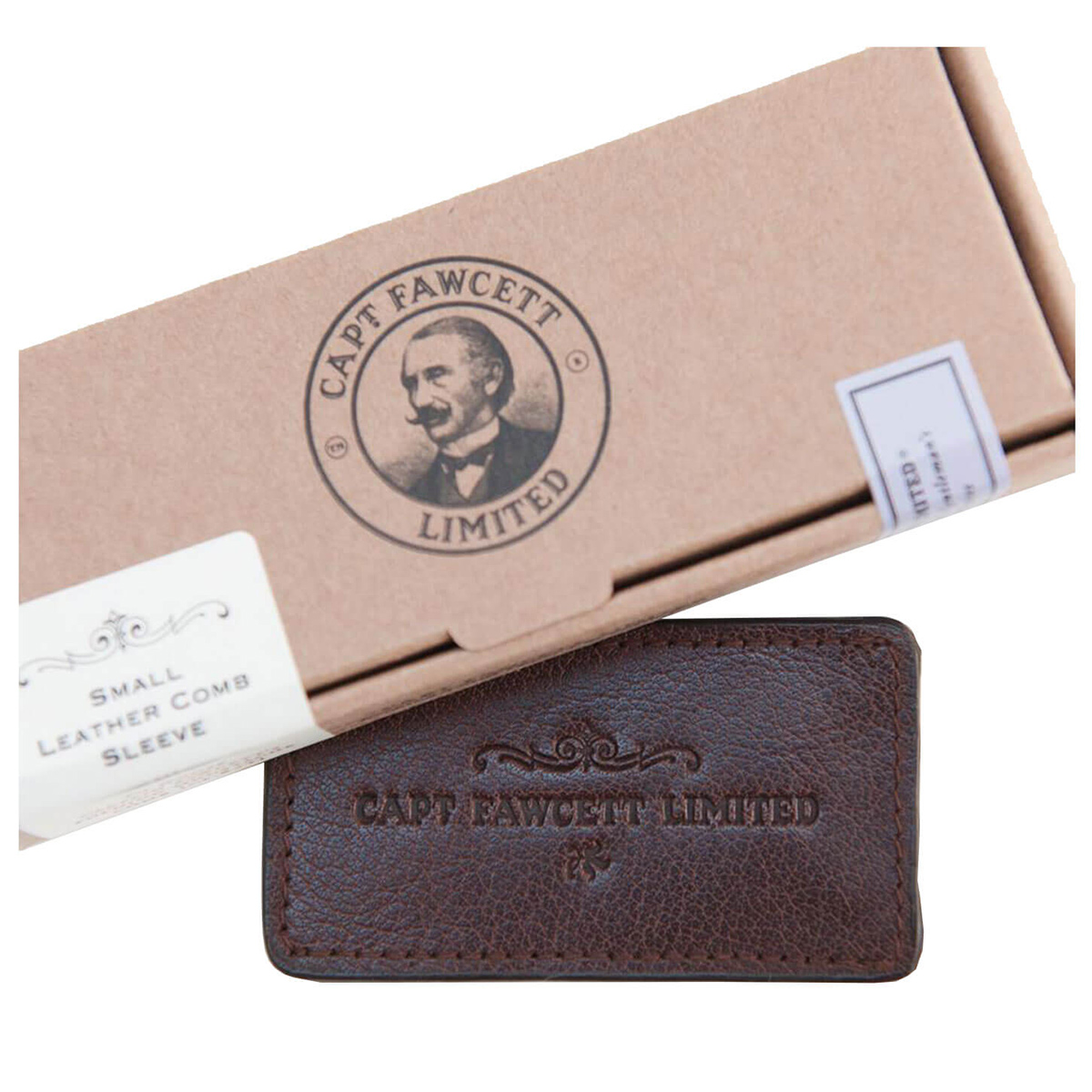 Leather Case for Moustache Comb (Lederetui)