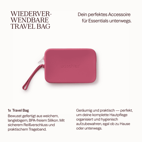 Wiederverwendbare Kosmetikbag - Medium