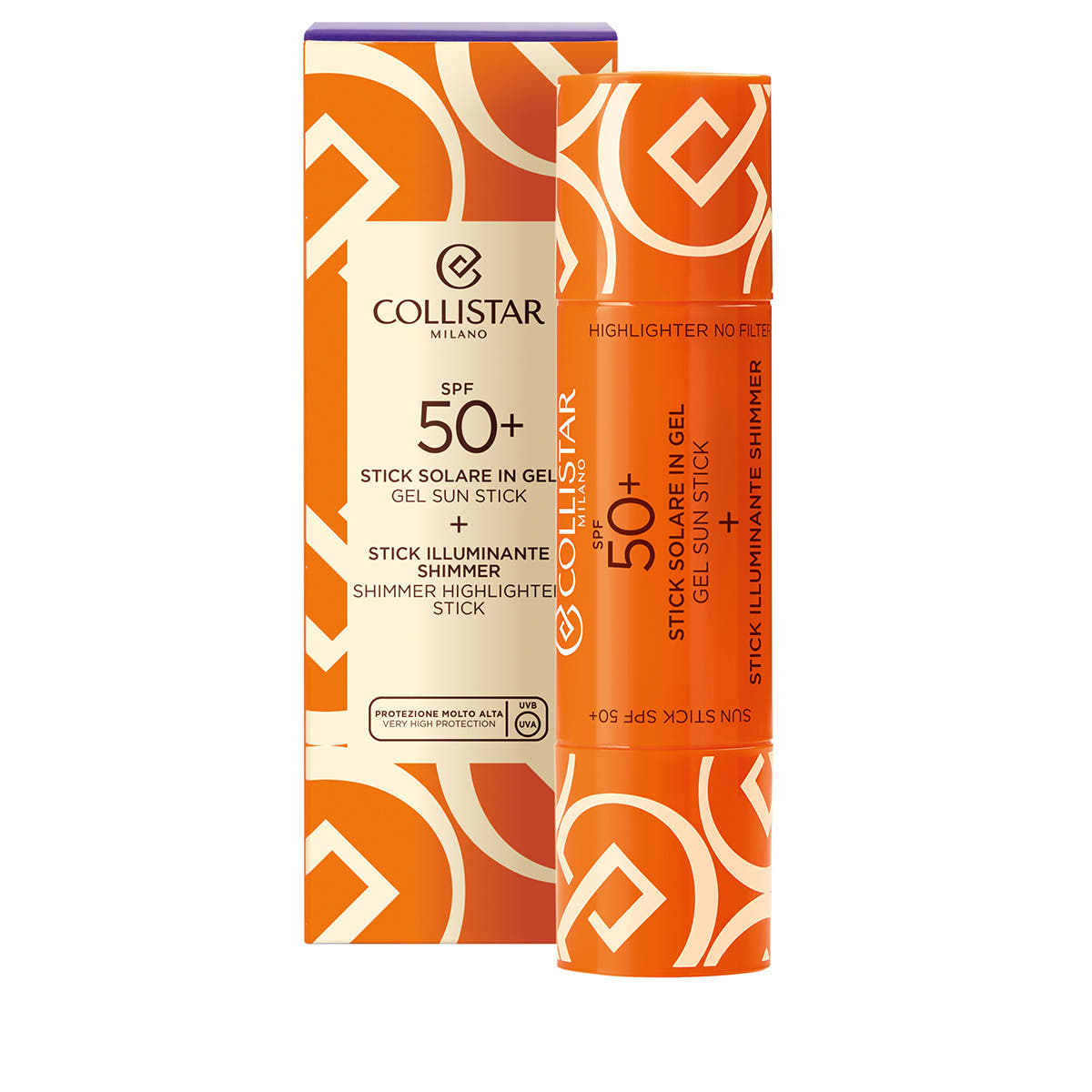 Gel Sun Stick SPF50+ & Shimmer Highlighter Stick