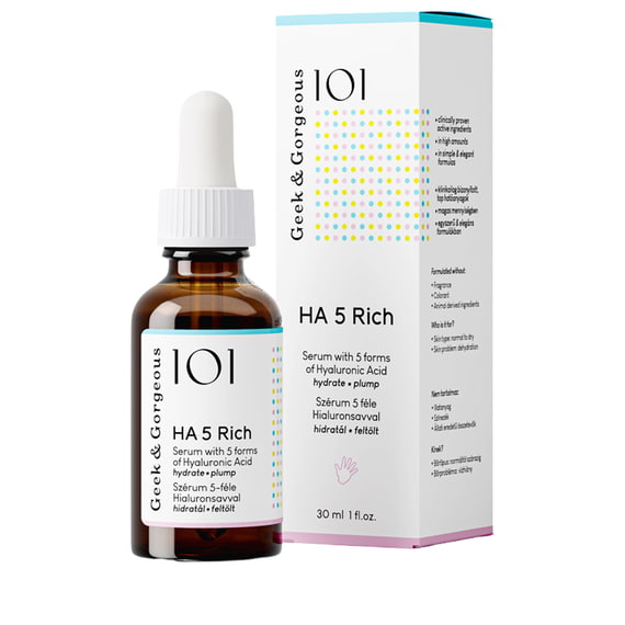 101 HA 5 Rich - Serum with 5 forms of Hyaluronic acid