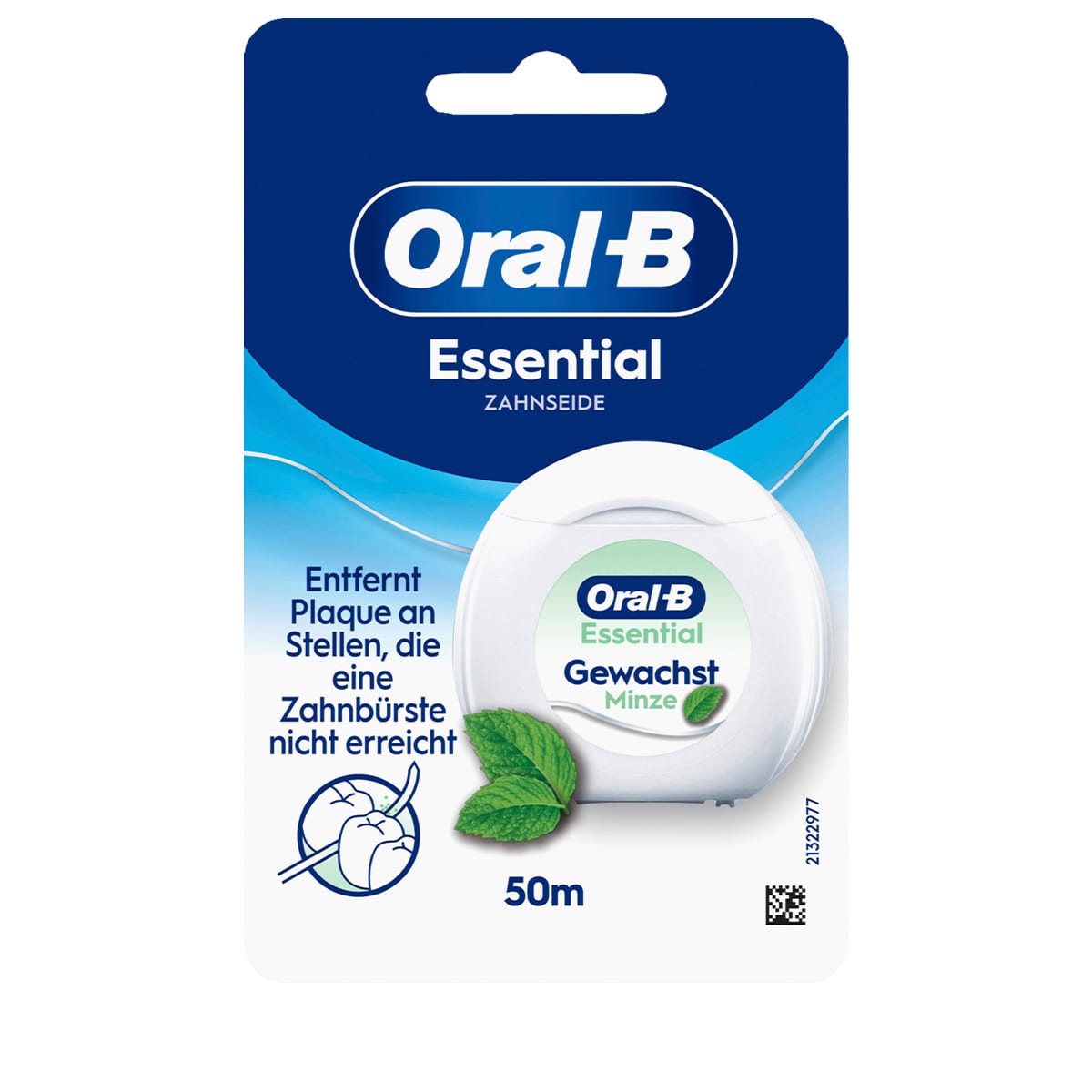 Essential Floss Waxed Dental Floss - Mint