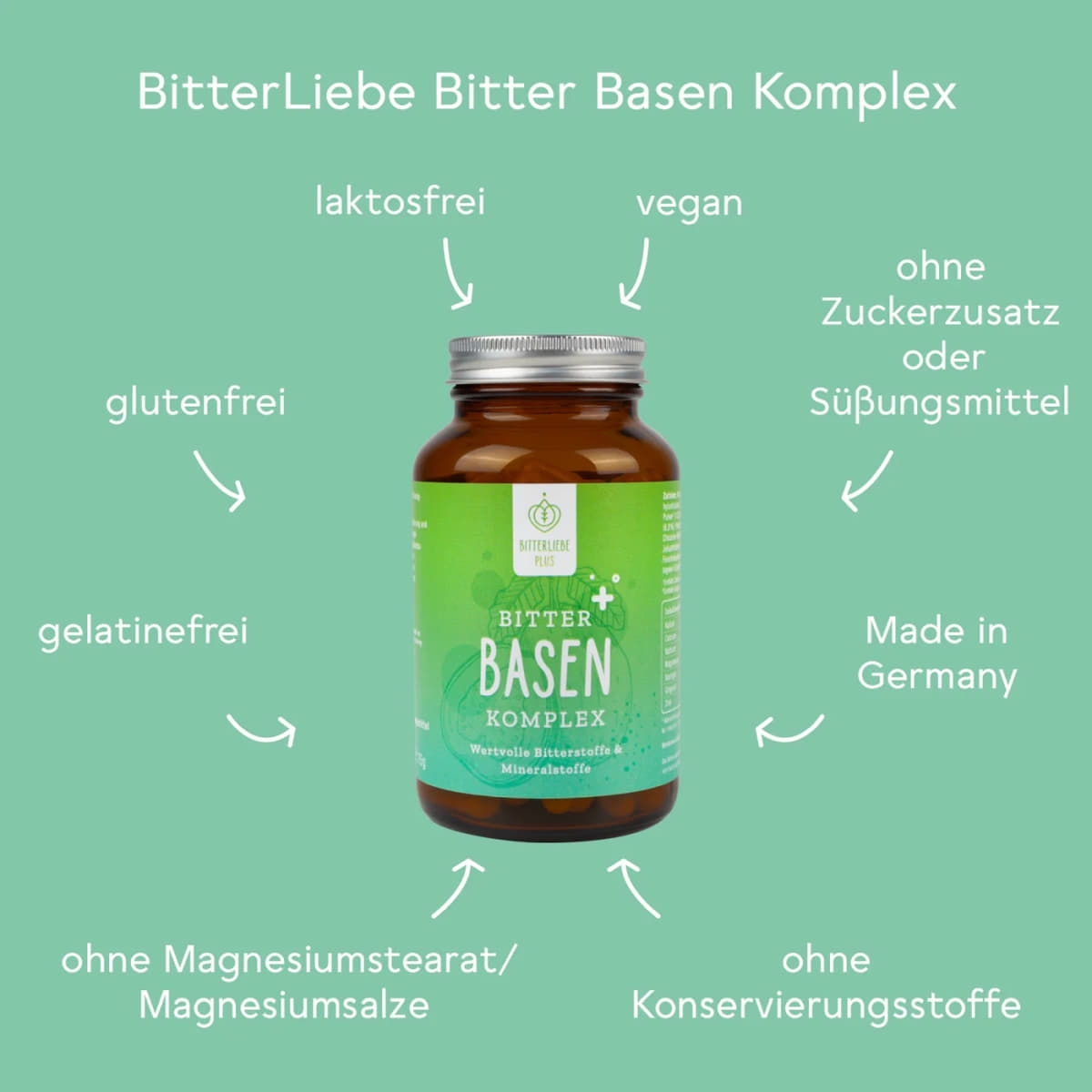 Plus Bitter Basen Komplex - 120 Kapseln