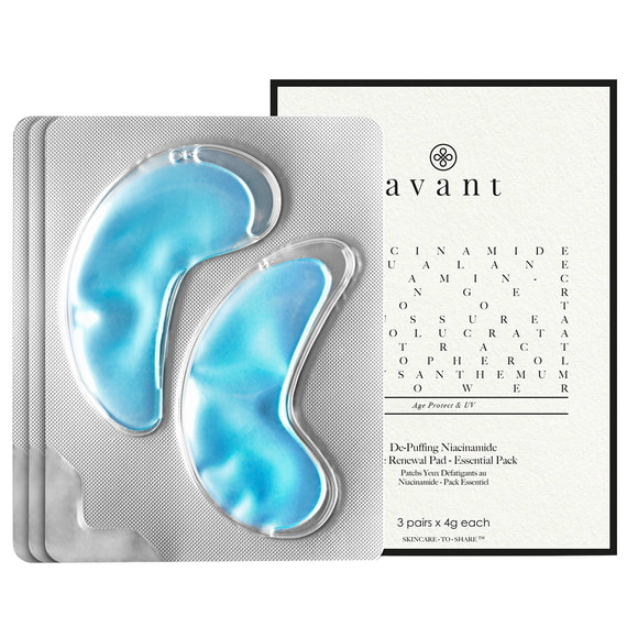 De-Puffing Niacinamide Eye Renewal Pads
