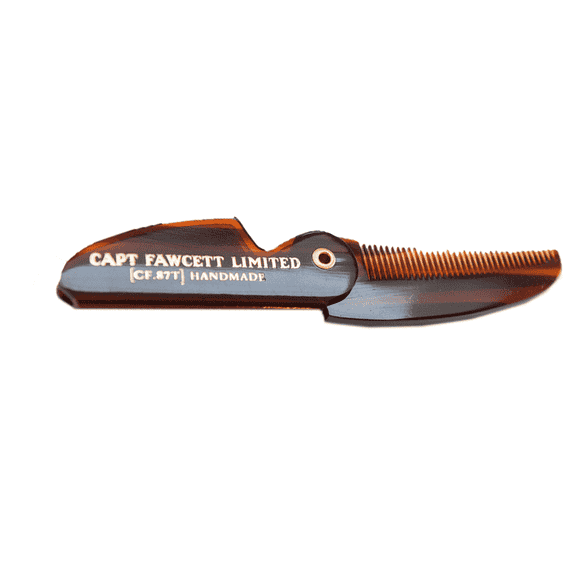 Folding Pocket Moustache Comb (Peigne à moustaches)