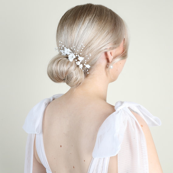 Épingles À Cheveux Fines Avec Fleurs