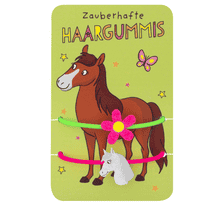 Haargummi-Set Pferd
