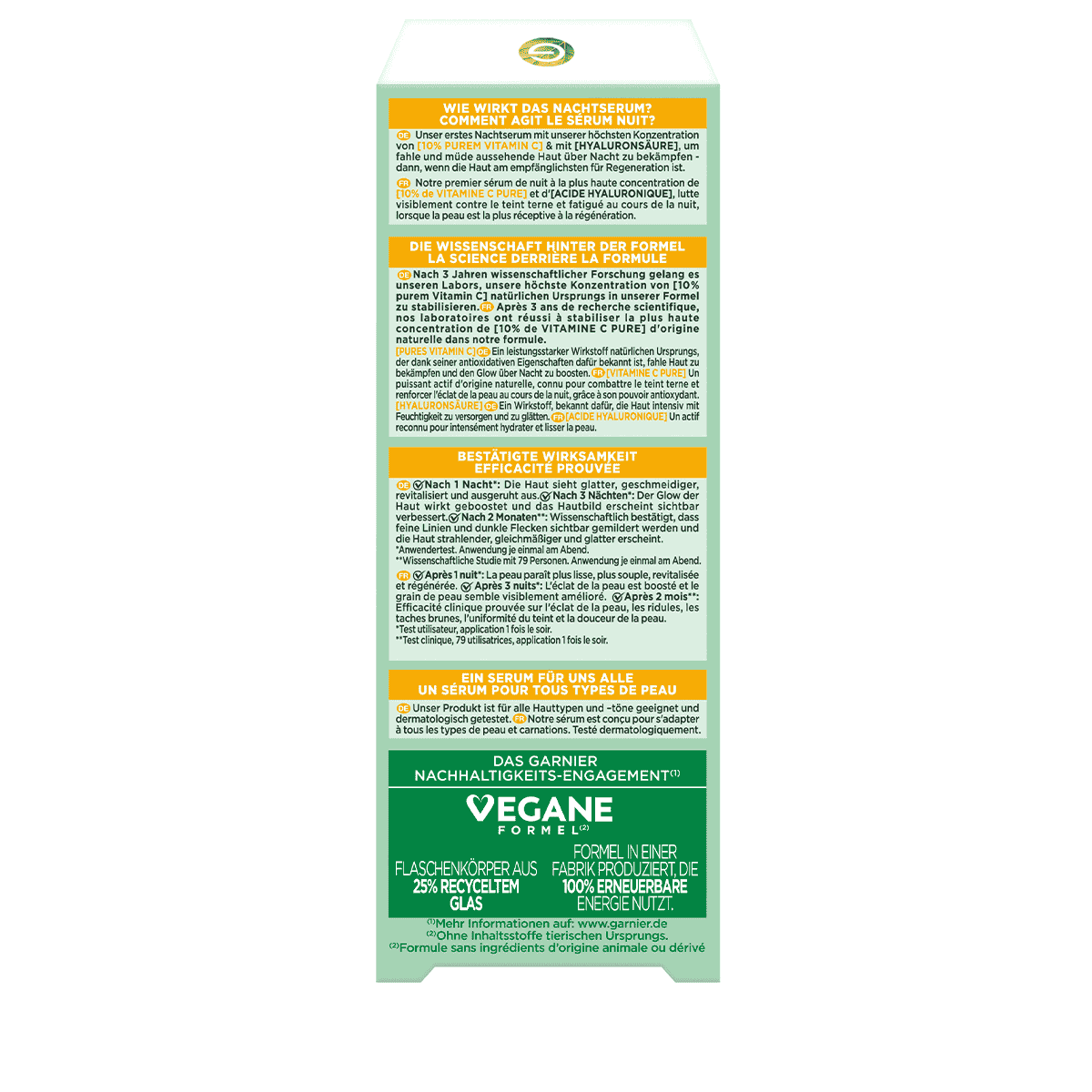 Vitamin C glow booster night serum