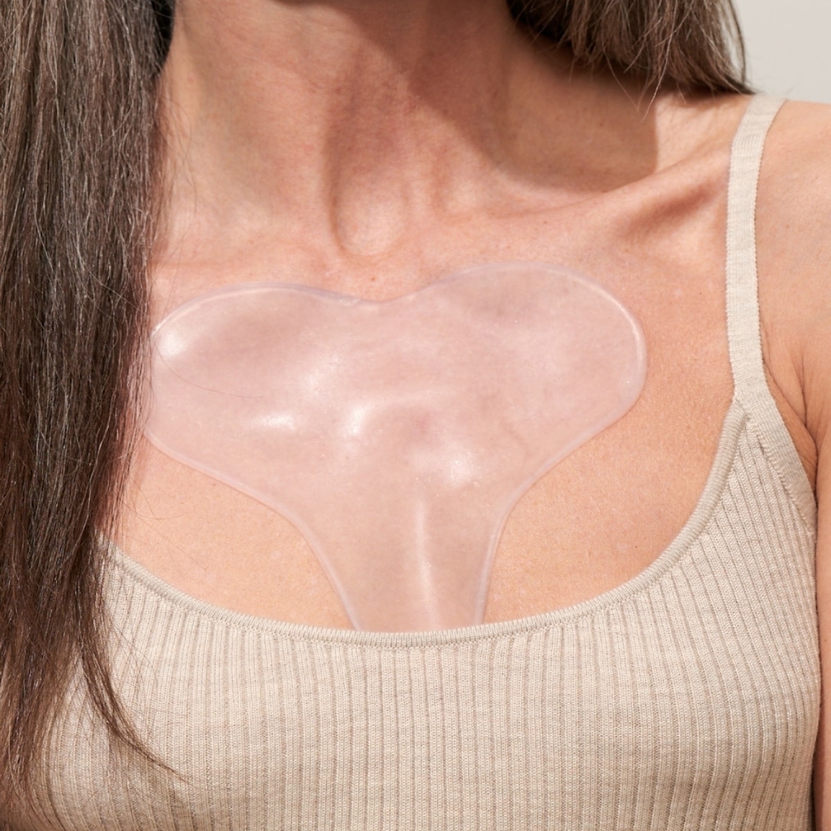Pad Décolleté Riutilizzabile all’Acido Ialuronico