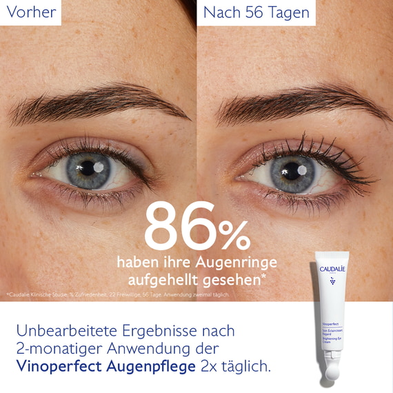 Aufhellende Augenpflege