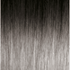 Full Head Extensions 50/55 cm - 1B/1006, Black/Silver