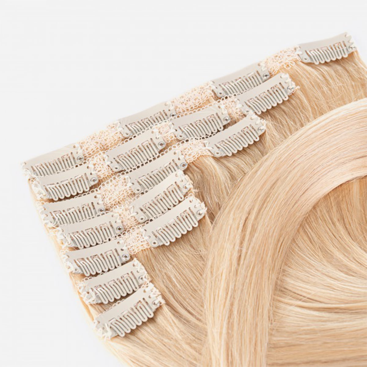 Full Head Extensions 50/55 cm - 140, Gold Blond/ Light Blond