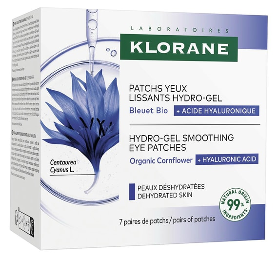 Smoothing Hydro-Gel Eye Patches with Organic Cornflower