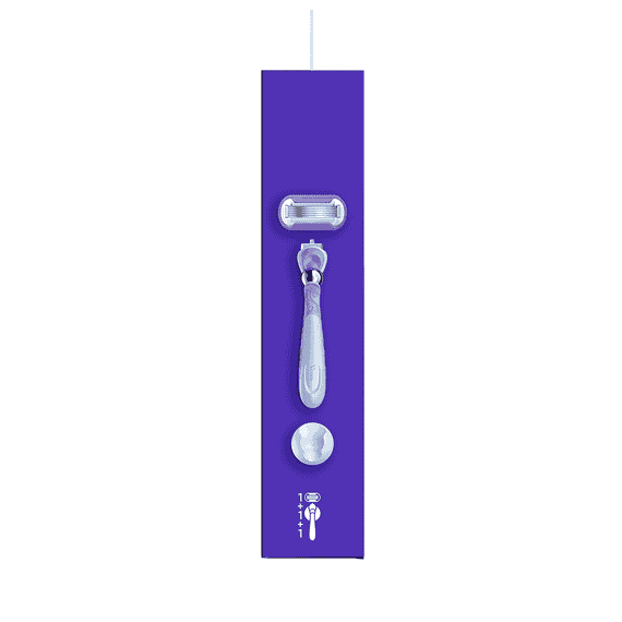 Extra Smooth Swirl Razor With 1 Blade & Shower Hanger
