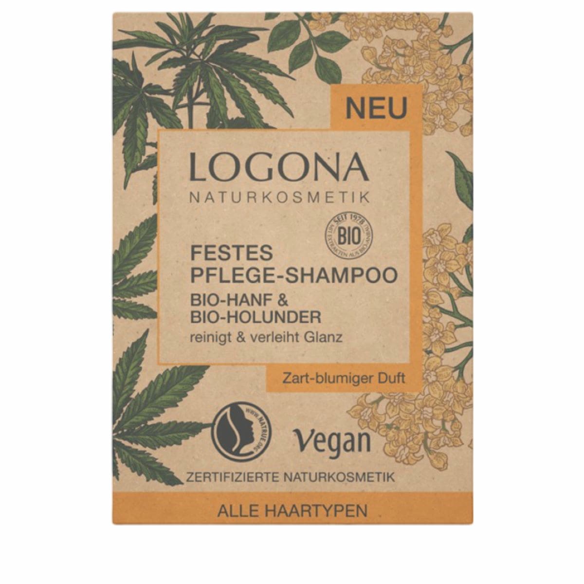 Festes Shampoo Hanf & Holunder