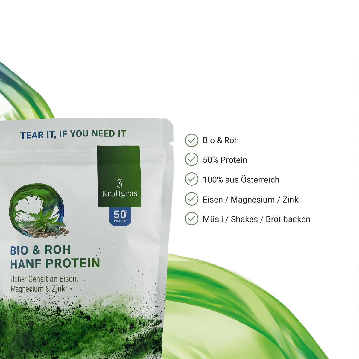 Organic & Raw Hemp Protein