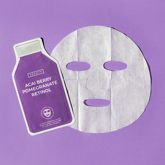Sheet Mask Acai Berry, Pomegranate, Retinol
