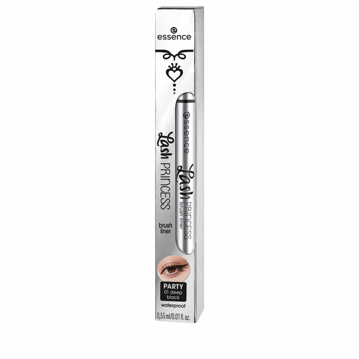 Lash Princess Brush Liner Party - 01 Deep Black Waterproof