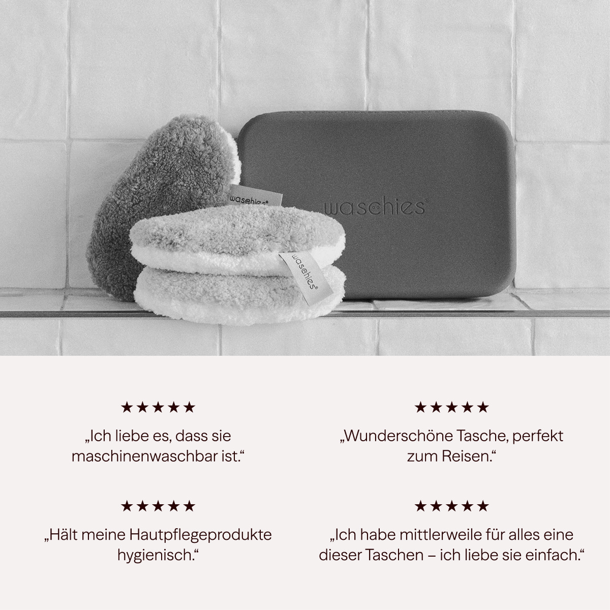 Wiederverwendbare Kosmetikbag - Medium