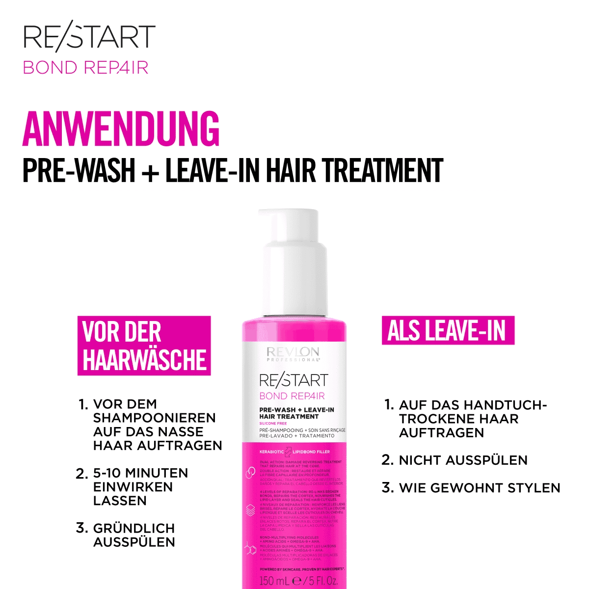 Bond Repair Pre-Wash + Leave-in Hair Treatment