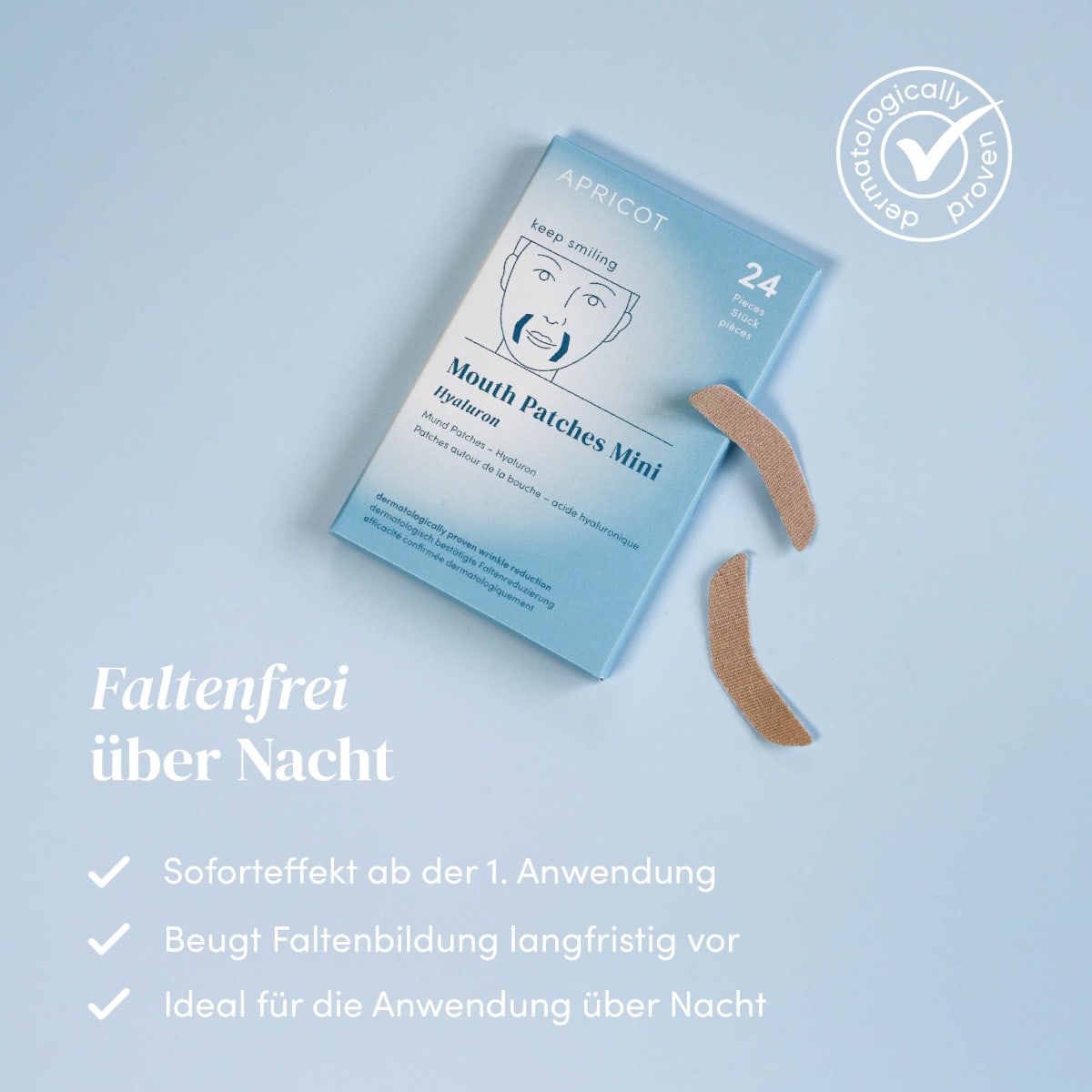 Mund Patches mit Hyaluron - Mini