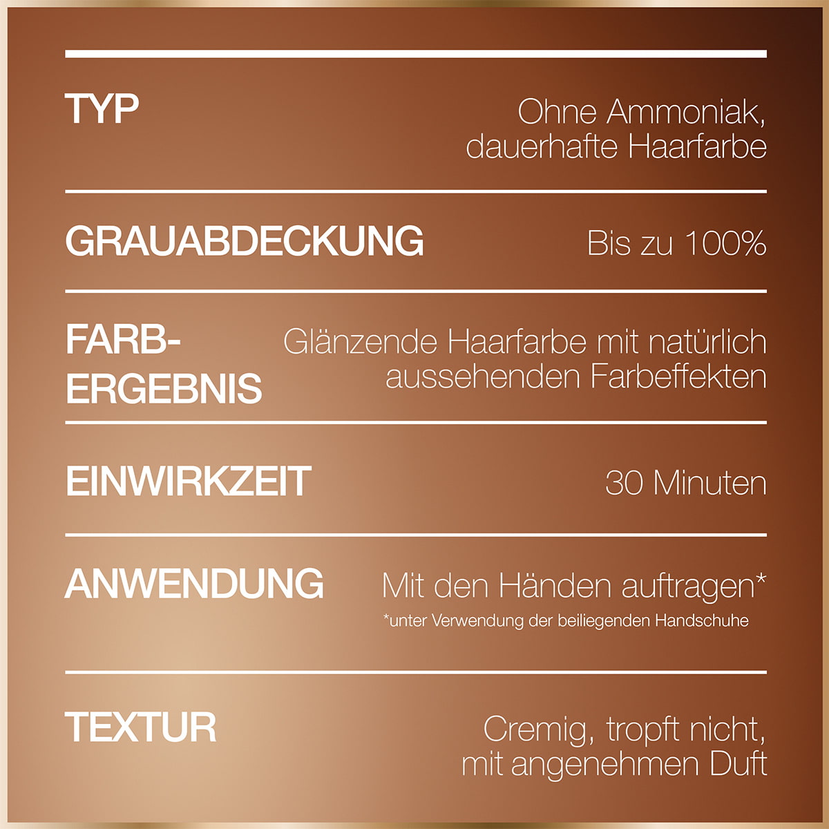 Dauerhafte Haarfarbe