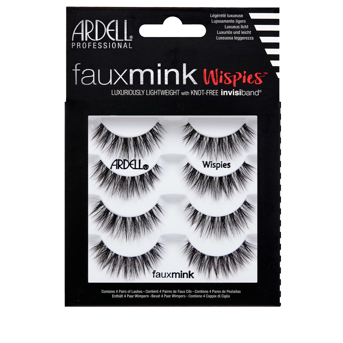 Faux Mink Wispies Multipack - 4 Pairs