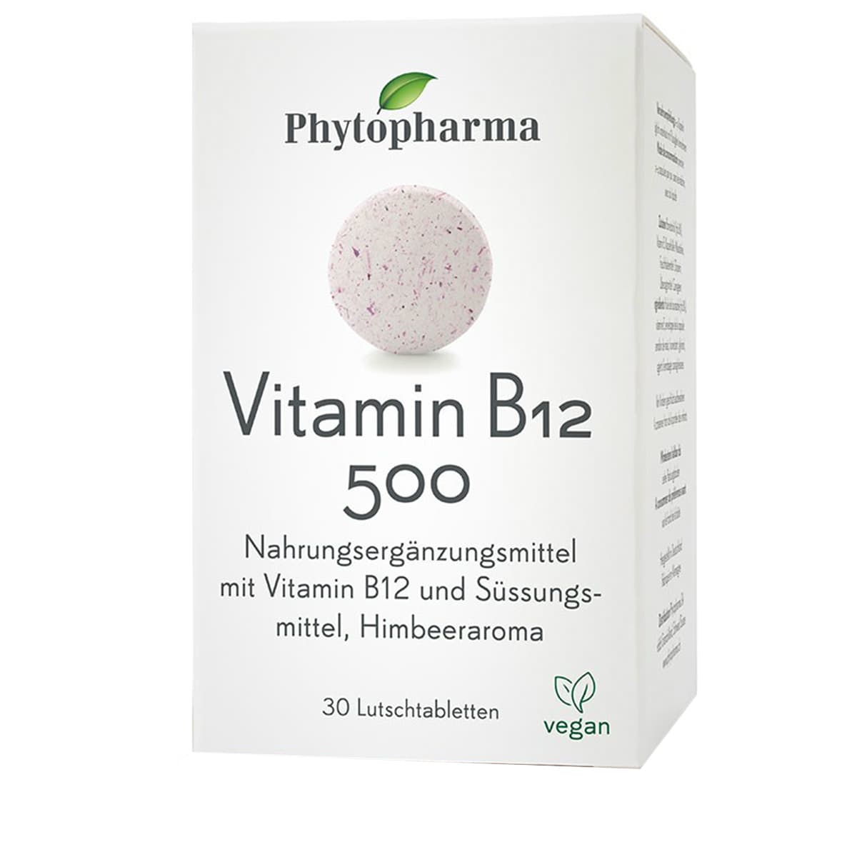 Vitamin B12 Lutschtabletten 500 mcg 30 Stk.