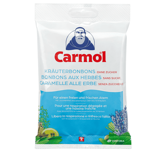 Caramelle alle erbe senza zucchero