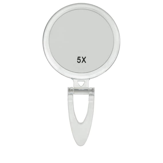 Hand And Stand Mirror – Transparent, x5