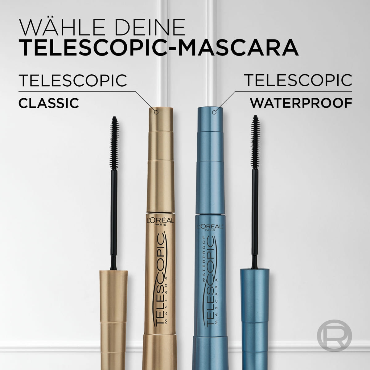 Telescopic Waterproof Mascara Black