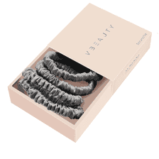 Set De Scrunch En Soie Skinny - Anthracite