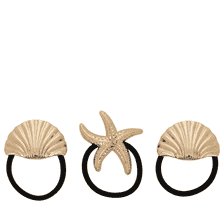 Set D’élastiques À Cheveux - Or