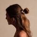 Hair Tie Pom Pom "Ibiza" 3-pack Cream