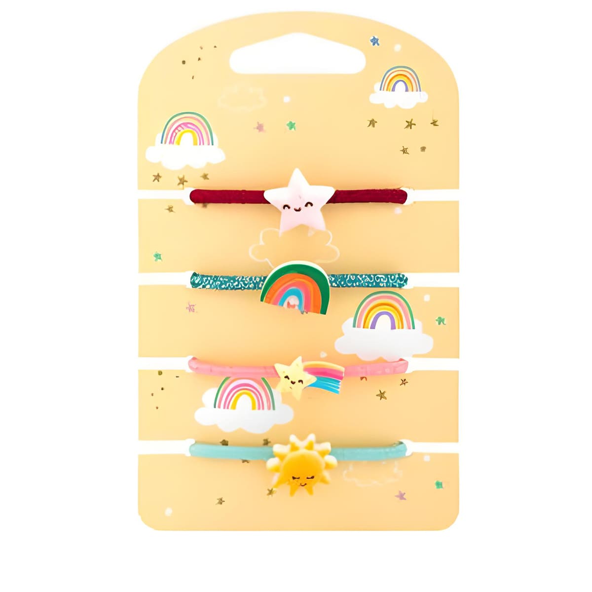 Hair Tie Set Rainbow