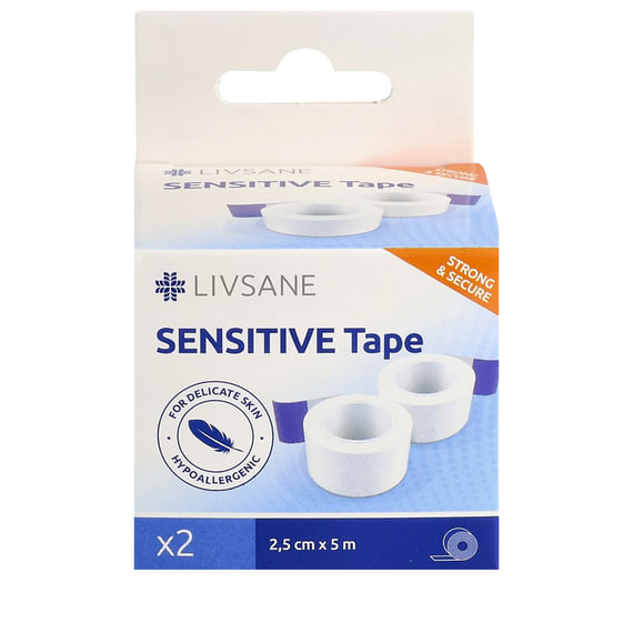 Pansement adhésif sensible 2,5 cm x 5 m