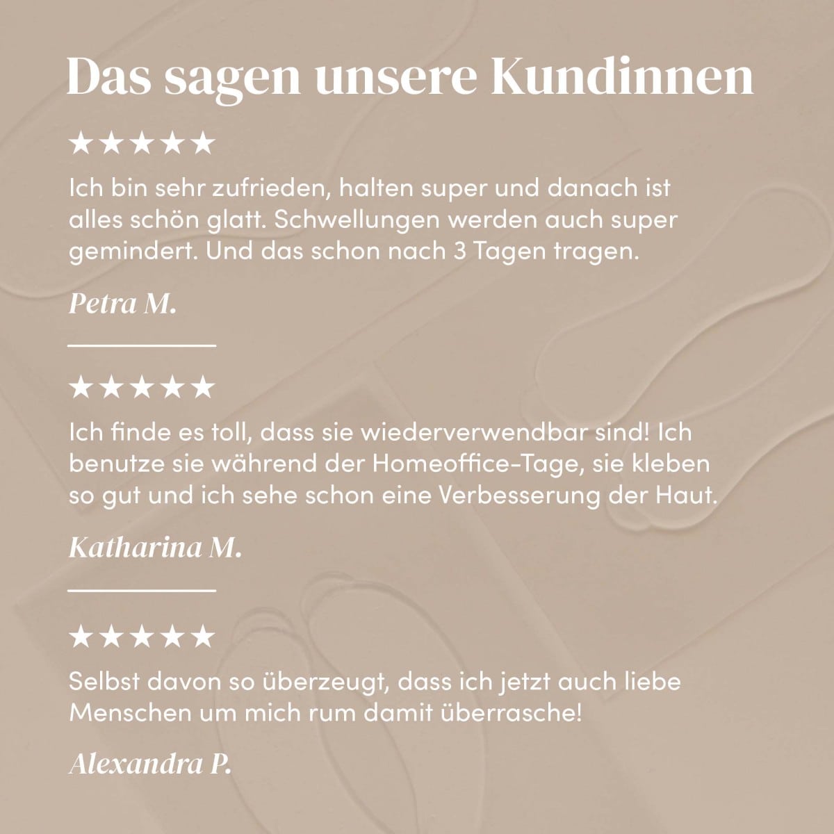Wiederverwendbare Augen-Schläfen Pads mit Aloe Vera