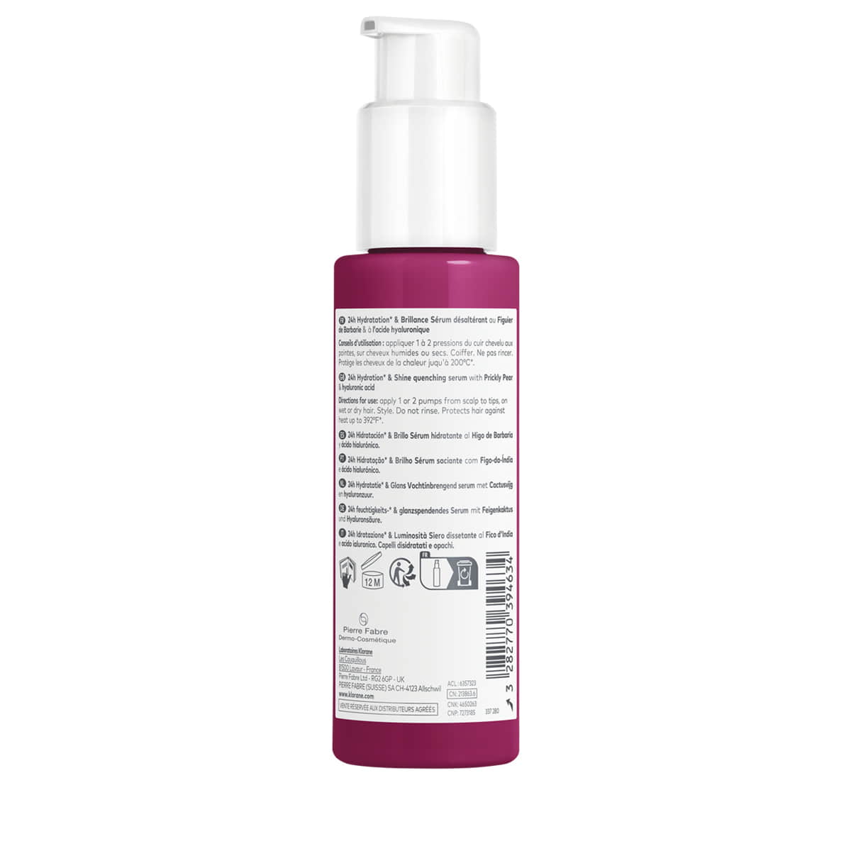 Sérum Hydratation & Brillance pour Cheveux Déshydratés