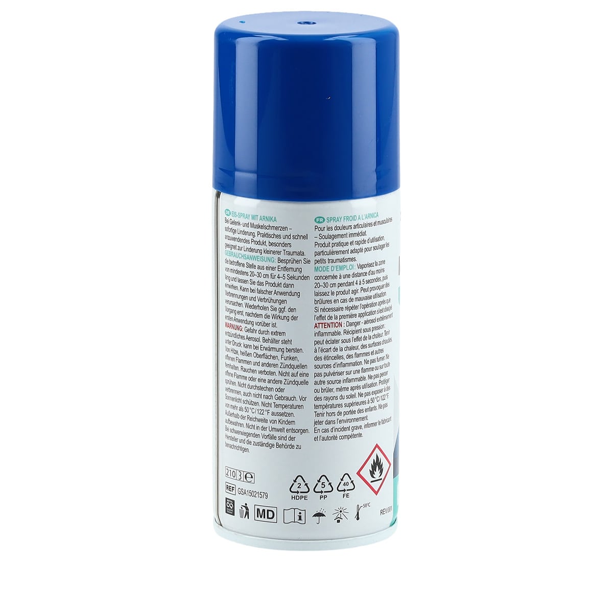 Spray ghiaccio con arnica