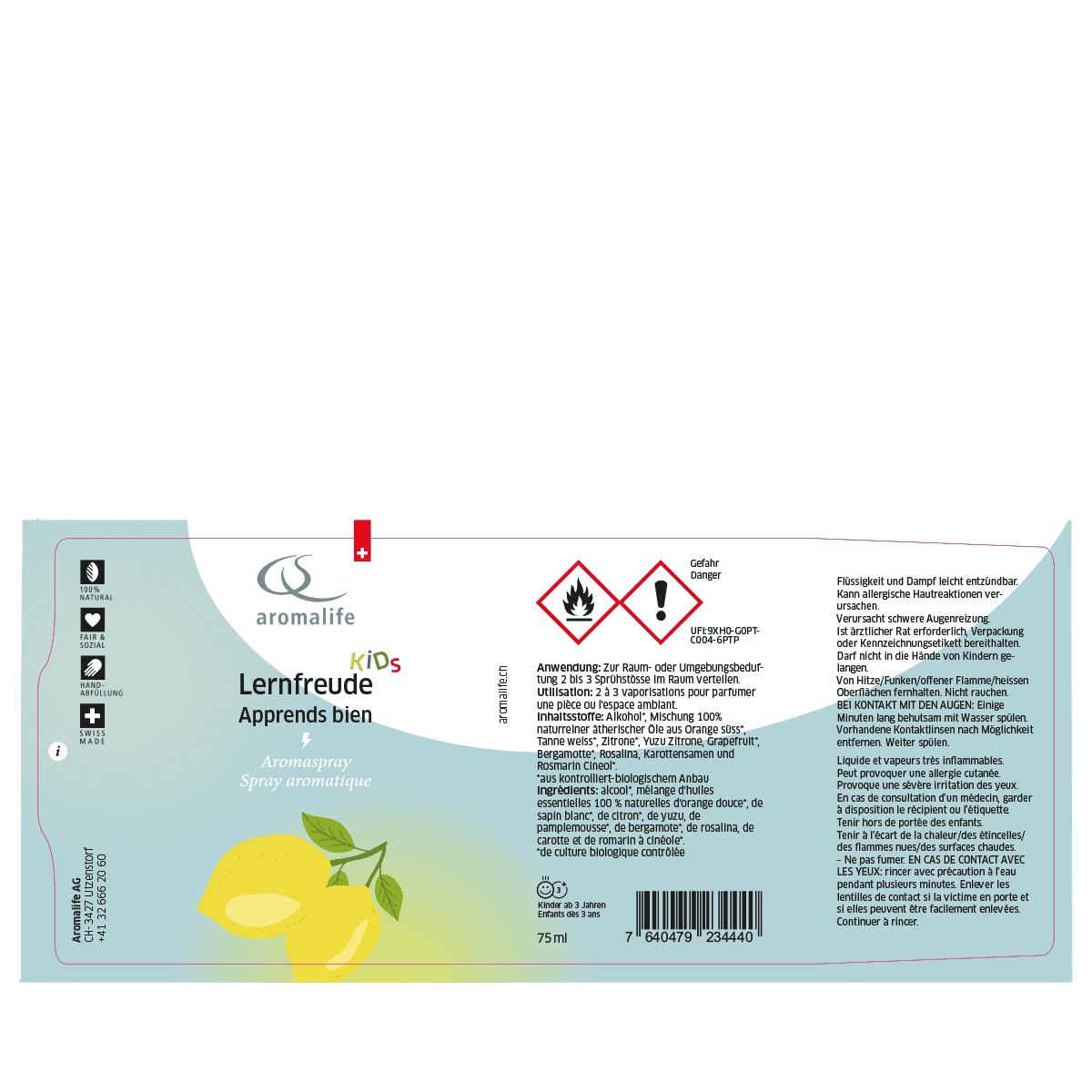 Lernfreude Aromaspray