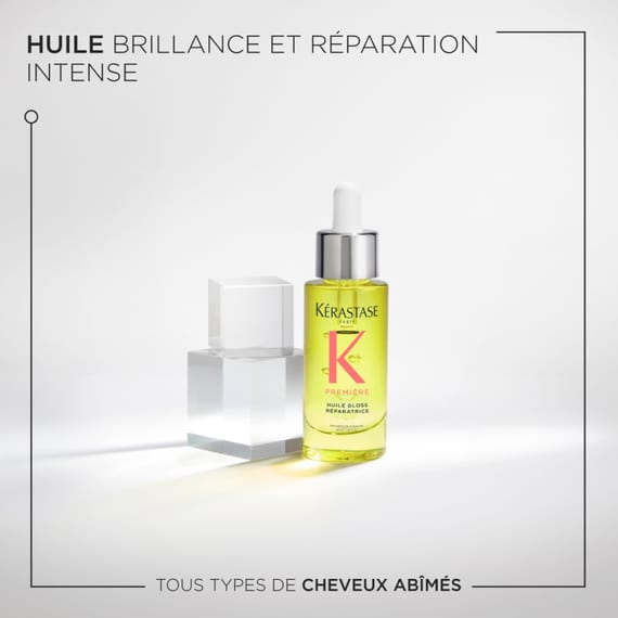 Huile Gloss Réparatrice – Huile Capillaire Pour Cheveux Abîmés