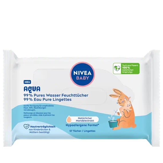 Aqua Moisturising Wipes