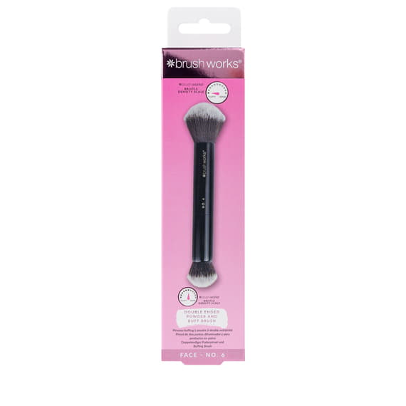 No. 6 Double Ended Powder and Buff Brush