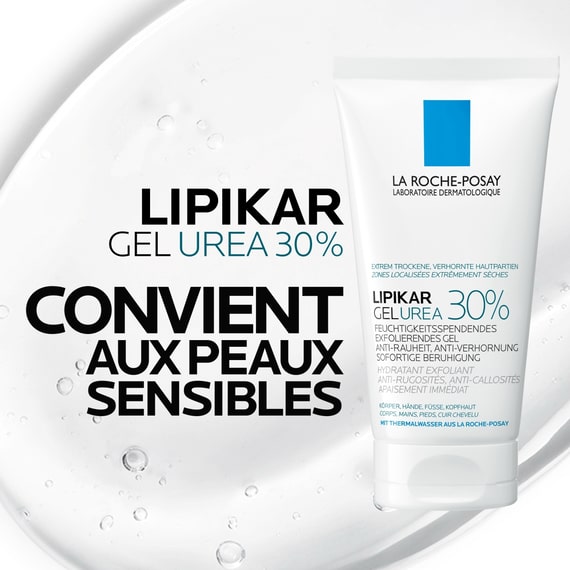 Gel exfoliant hydratant Urea 30%