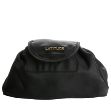 Cosmetic Bag Make-up Organizer With Drawstring - black 