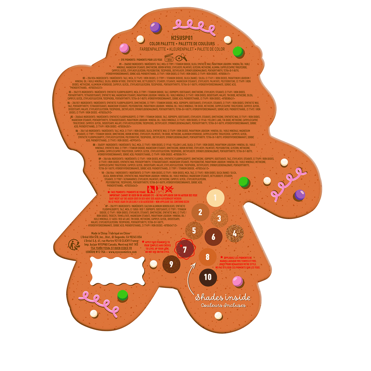 Holiday 2025 Gingerbraddie Color Palette
