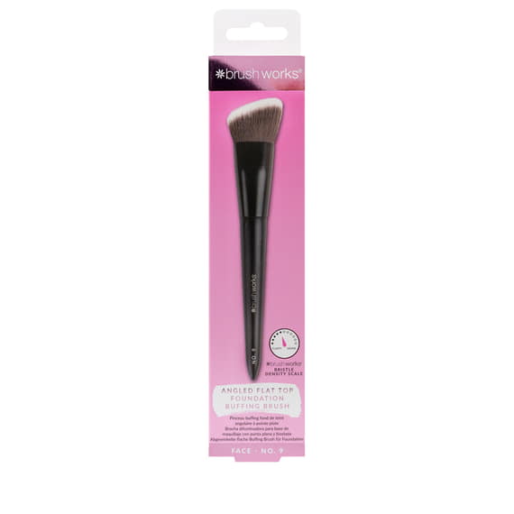 No. 9 Angled Flat Top Foundation Buffing Brush