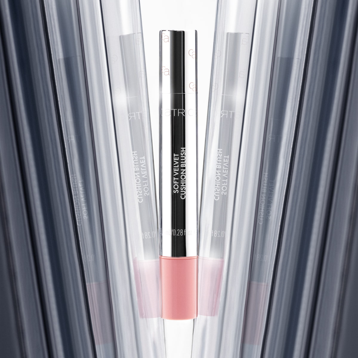 Soft Velvet Cushion Blush