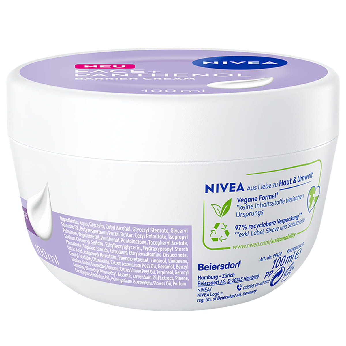 Face+ Panthenol Barrier Cream
