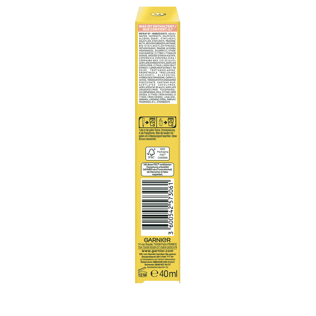Vitamine C Fluide solaire quotidien Glow avec SPF 50