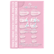 Press-On Nails Manicure Set - 05 French Chrome